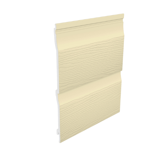 Embossed Double Shiplap Cladding - 333mm x 5mtr Sand - Pack 2