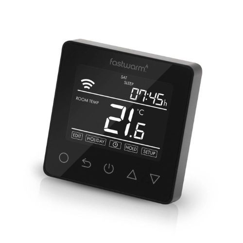 Fastwarm 150W Electric Underfloor Heating Mat - 1m2 - Fastwarm Wifi Black