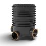 FloPlast Inspection Chamber Set with Polypropylene Cover - 450mm Diameter For 160mm Drainage
