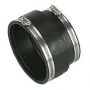 Drainage Flexible Coupling/ Adaptor Stepped - 108mm-122mm x 121mm-137mm - Pack of 10