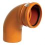 FloPlast Drainage Bend Single Socket - 87.5 Degree x 110mm