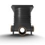FloPlast Inspection Chamber Set with 46mm Deep Block Paviour Cover - 450mm Diameter