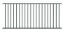 Steel Fortitude Fixed Railing Panel - 2370mm x 1016mm