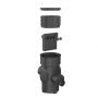 SiltGuard Silt Trap with Filter And Lid - 1080mm Deep x 450mm Diameter with 160mm Outlets