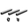 FloPlast Channel Drainage Grate Galvanised Steel Class A15 - Garage Pack
