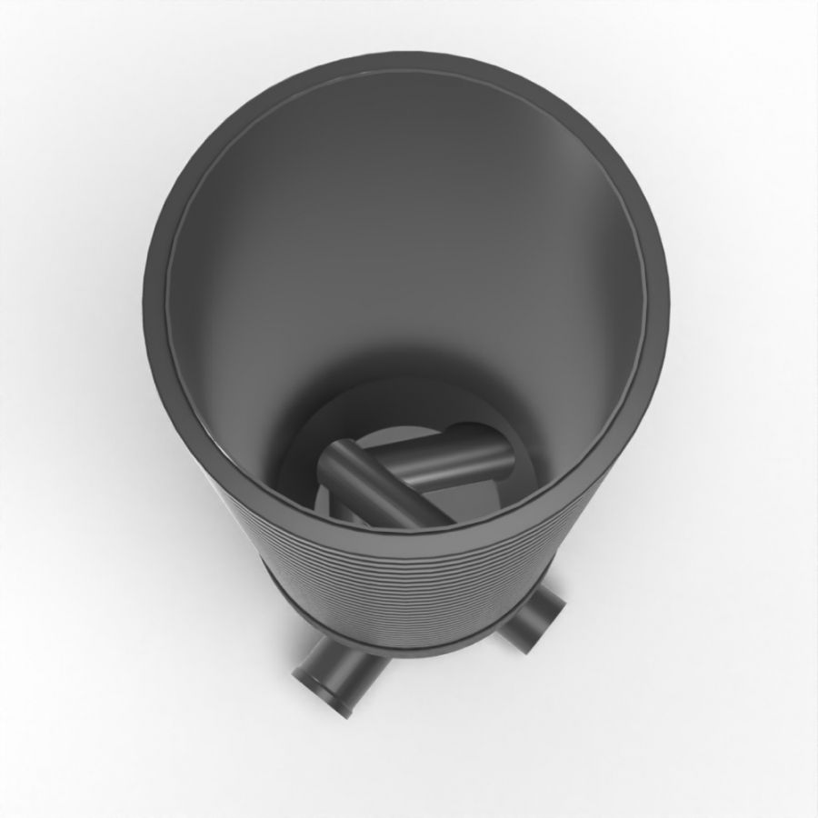 Inspection Chamber Set - 600mm Diameter x 2355mm Depth with 150mm Channel & 150mm Inlets