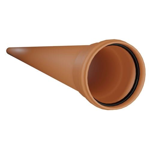 160mm x 3mtr (28.93) - SN8 Underground Drainage Pipe Single Socket