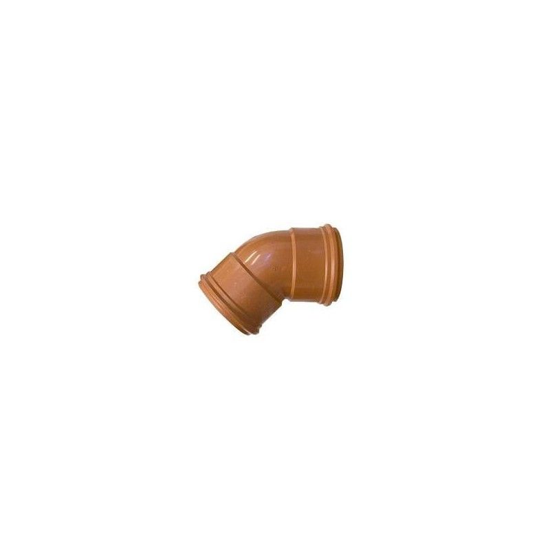 Drainage Bend Double Socket - 45 Degree x 160mm