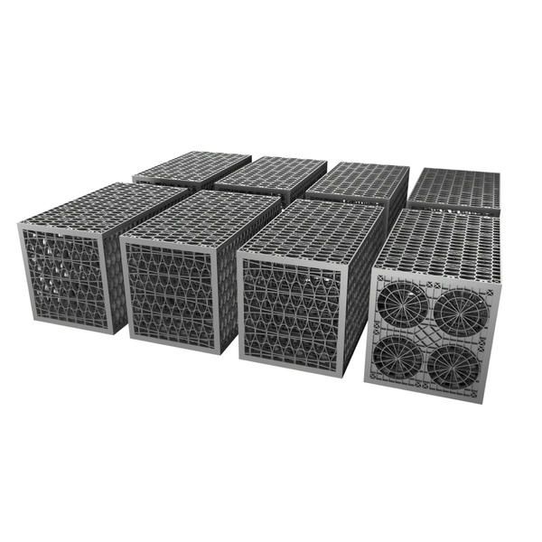 Rainsmart 24 Tonne Shallow Square Soakaway Set Flat-Packed - 1 Cubic Metre Kit