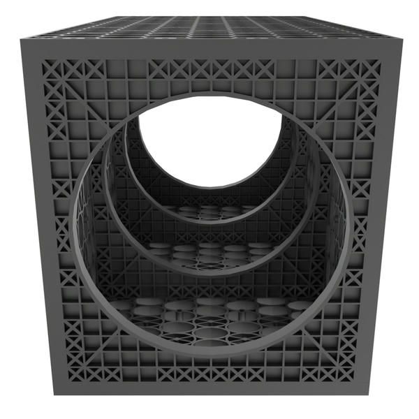Rainsmart 24 Tonne Triple Inspection Channel Soakaway Crate Flat-Packed - 0.36 Cubic Metres