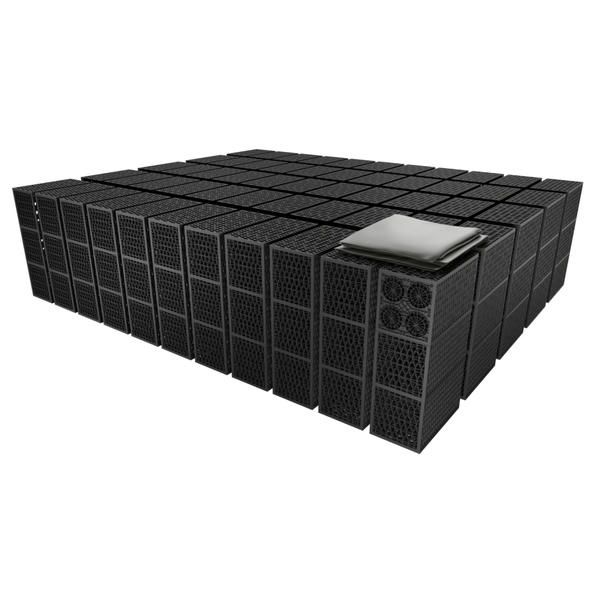 Rainsmart 24 Tonne Triple Soakaway Crate Set Flat-Packed - 20 Cubic Metre Kit