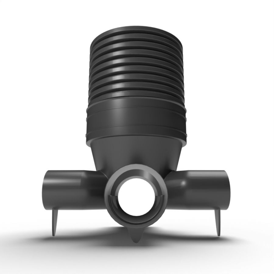 Inspection Chamber Set - 600mm Diameter x 1115mm Depth with 300mm Channel & 225mm Inlets