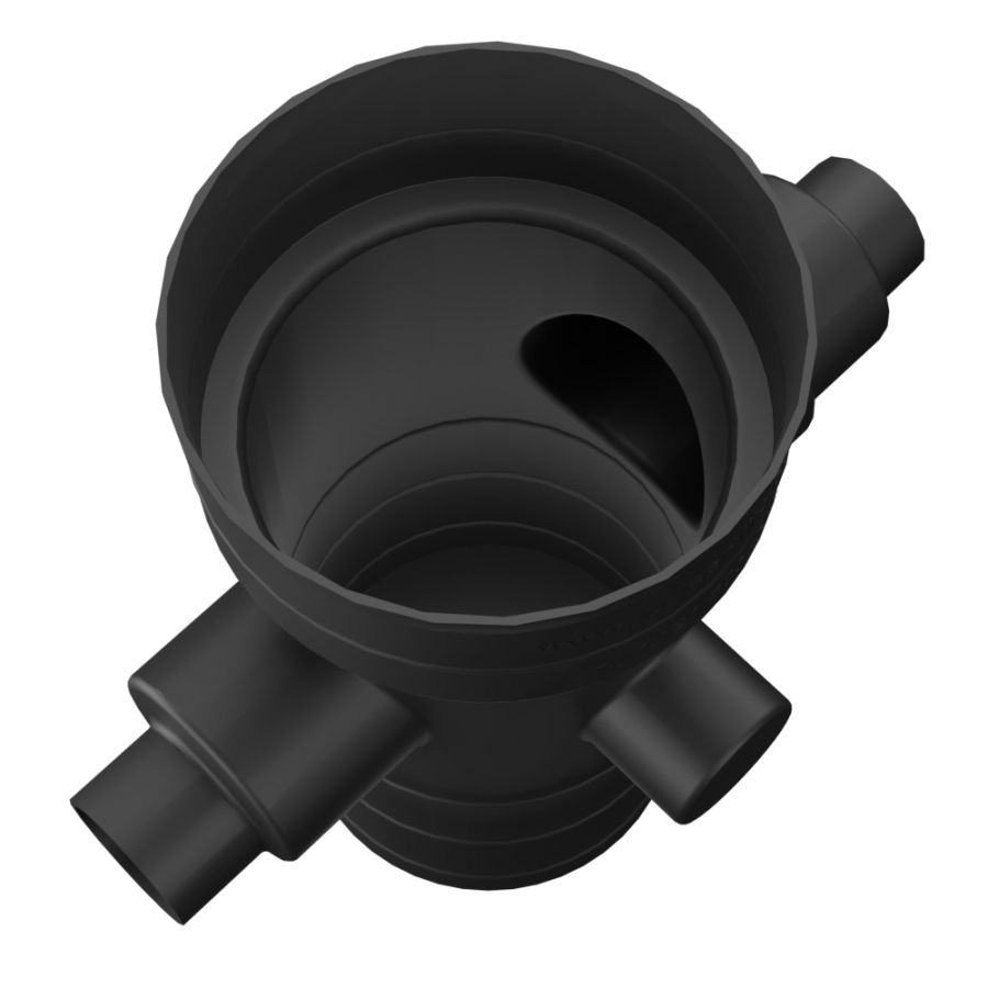 Catchpit Chamber - 300mm Diameter Base Only 110mm Pipes