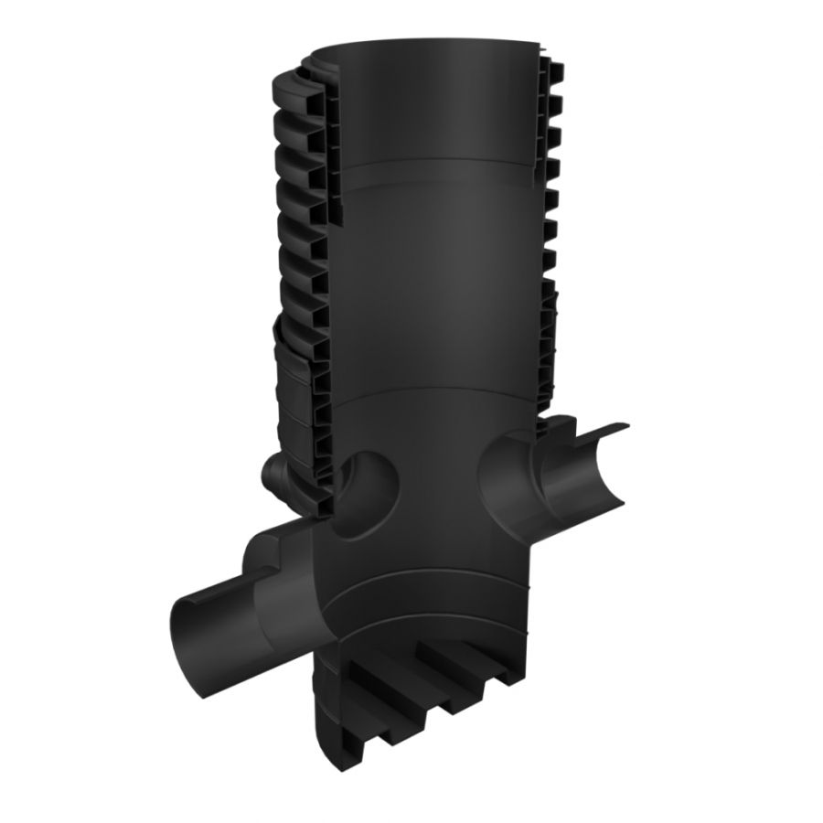 Catchpit Chamber Set - 600mm Diameter x 1075mm Height For 300mm Twinwall with 110mm & 160mm & 225mm Inlets