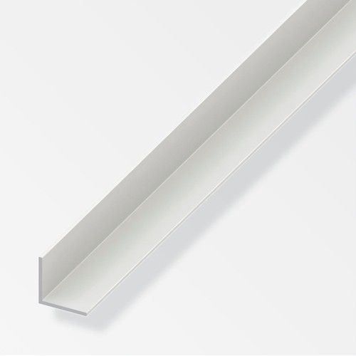 Alfer PVC Angle 15mm x 15mm x 1mm x 2mtr - White