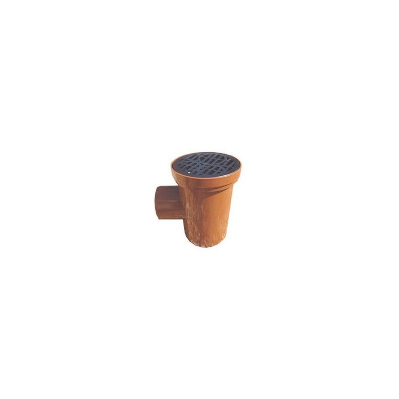 Drainage Bottle Gully Circular Grid - 110mm