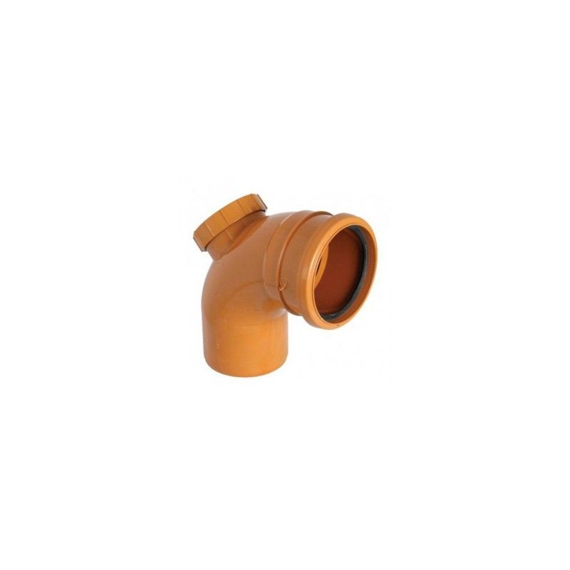 FloPlast Drainage Access Bend - 87.5 Degree x 110mm