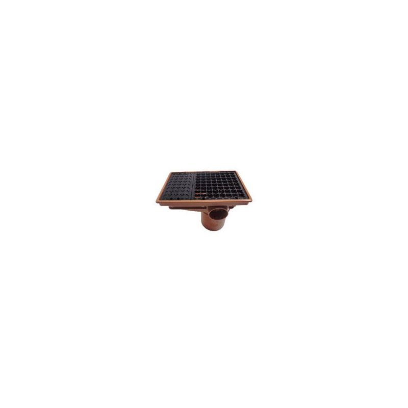 FloPlast Drainage Rectangular Hopper and Grid - 110mm
