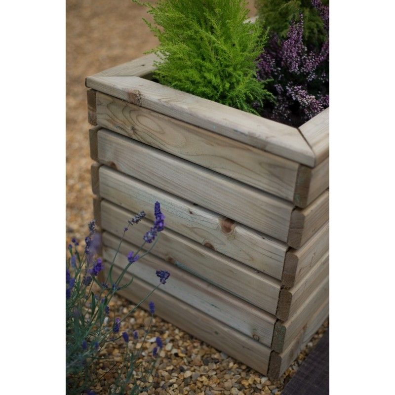 Rectangular Wooden Planter - 800mm x 400mm