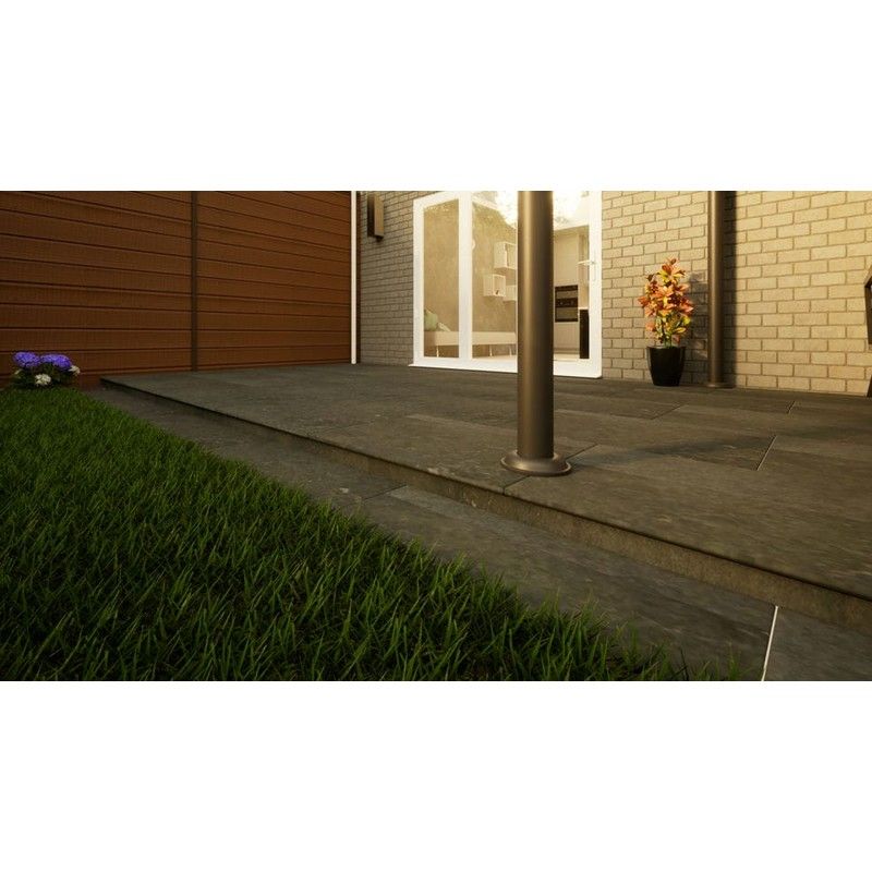 Porcelain Paving - 900mm x 600mm x 20mm Charcoal