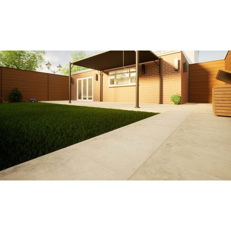 Porcelain Paving - 600mm x 600mm x 20mm Jura Grey - Pack of 2