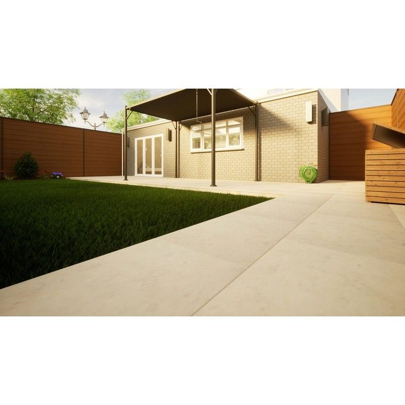 Porcelain Paving - 900mm x 600mm x 20mm Jura Grey - Pack of 2