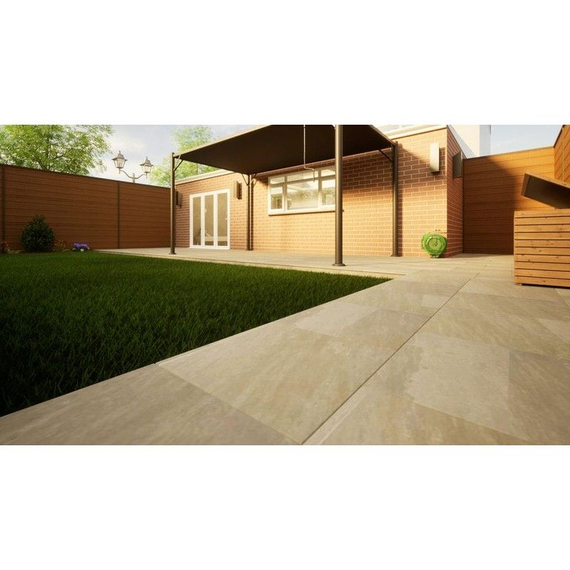 Porcelain Paving - 600mm x 600mm x 20mm Kandla Grey - Pack of 2