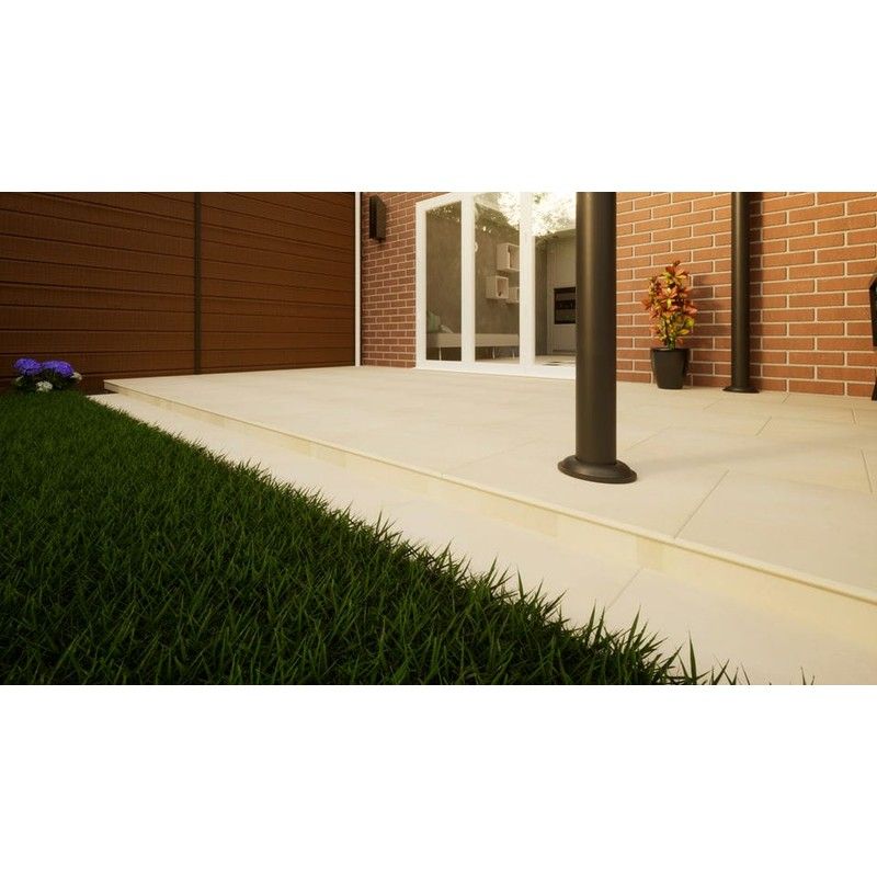 Porcelain Paving - 600mm x 600mm x 20mm Venetian Beige - Pack of 2