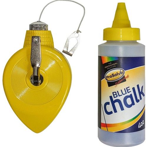 ProSolve Alloy Chalk Line & Chalk - 30m