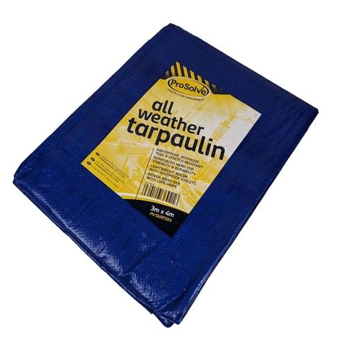 ProSolve All Weather Tarpaulin - 4mtr x 3mtr