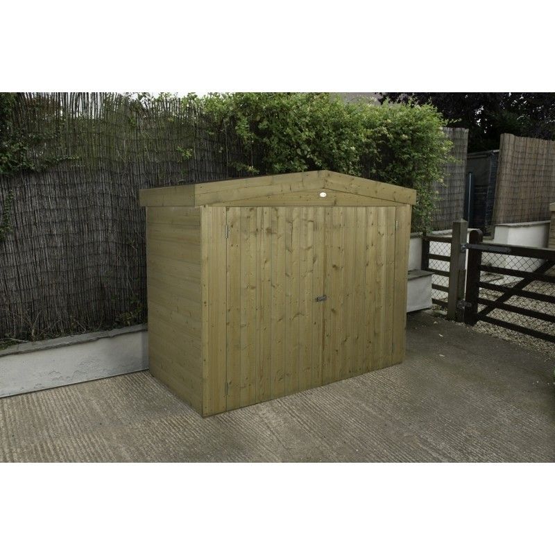 Pressure Treated Shiplap Apex Large Outdoor Store - 4'11