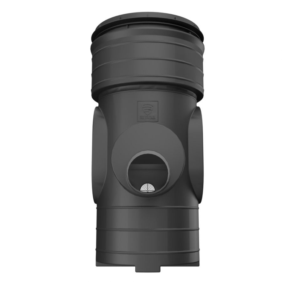 SiltGuard Silt Trap with Filter And Lid - 1080mm Deep x 450mm Diameter with 160mm Outlets