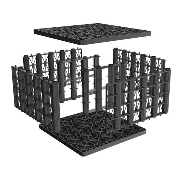 Rainsmart 65 Tonne Shallow Soakaway Crate Set Flat-Packed - 10 Cubic Metre Kit
