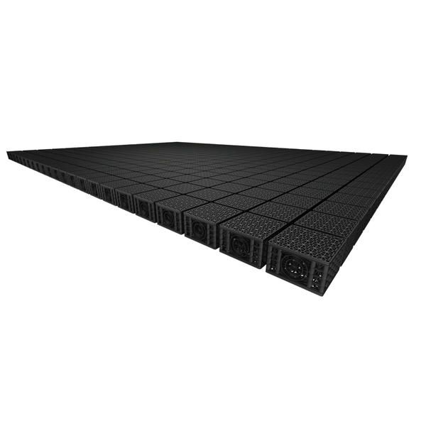 Rainsmart 65 Tonne Shallow Soakaway Crate Set Flat-Packed - 50 Cubic Metre Kit