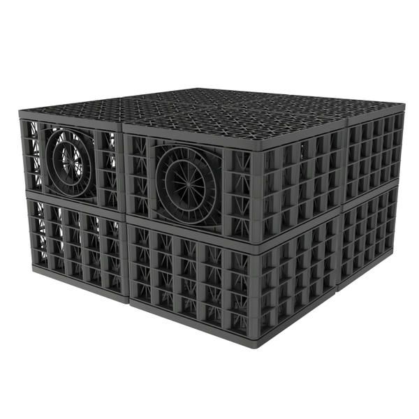 Rainsmart 65 Tonne Soakaway Crate Set Assembled - 1 Cubic Metre Kit