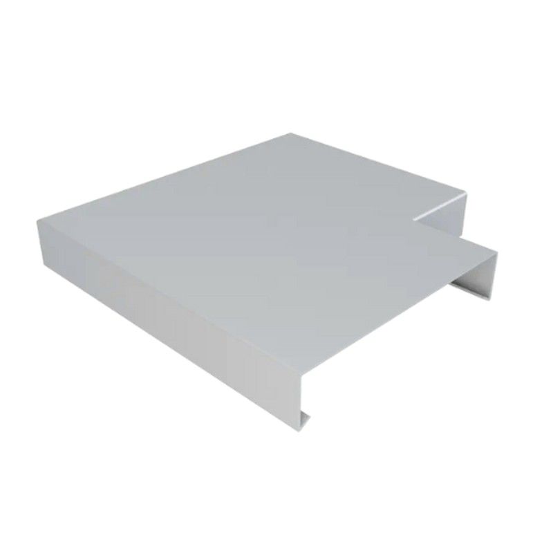 Aluminium Coping for 141-200mm Wall - 135 Degree Angle - 260mm Painted