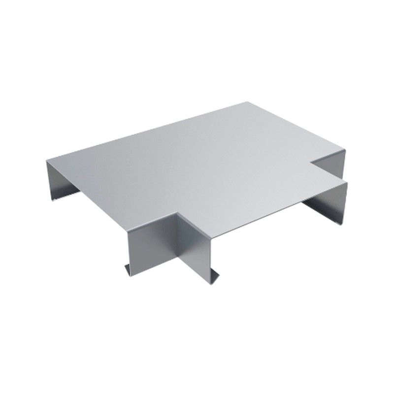 Aluminium Coping T Junction for 301-350mm Wall - 410mm Painted