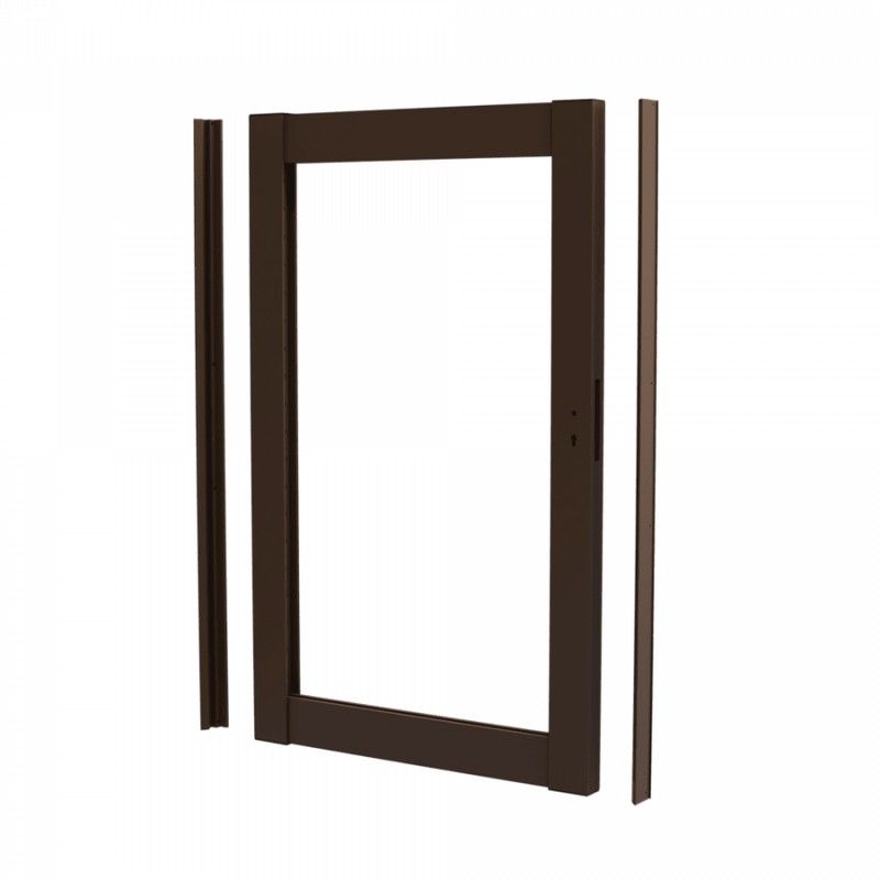 Durapost Aluminium Gate Frame - 1188mm x 1770mm Sepia Brown