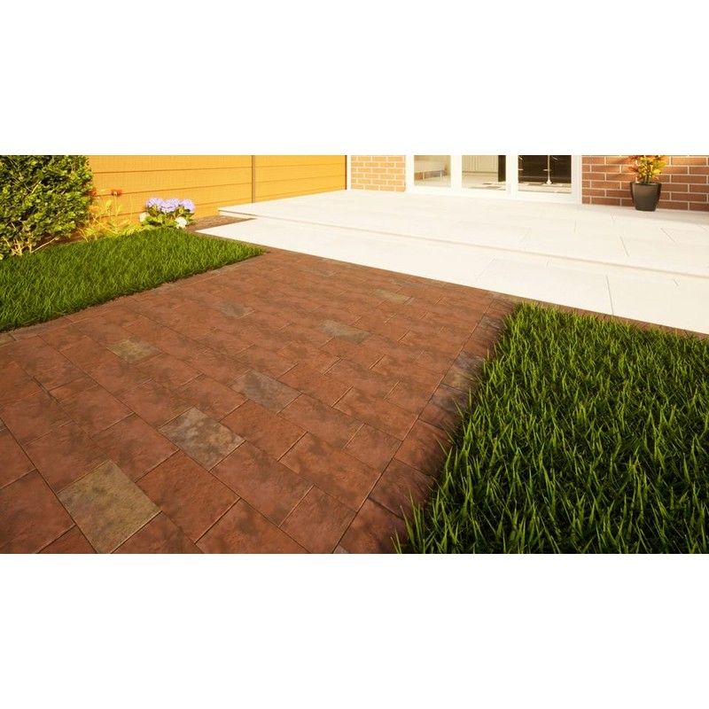 Clay Paving - 210mm x 100mm x 50mm Romsey Antique