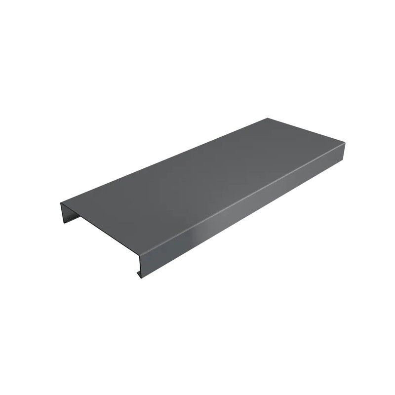 Aluminium Coping for 301-350mm Wall - 410mm x 3mtr Anthracite Grey (7016 Matt)