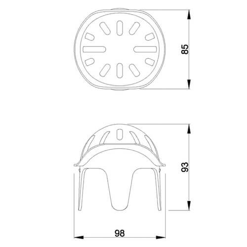 FloPlast Channel Drain Balloon Guard