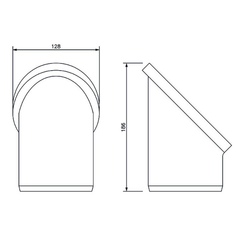 FloPlast Drainage Oval Rodding Point Spigot - 110mm