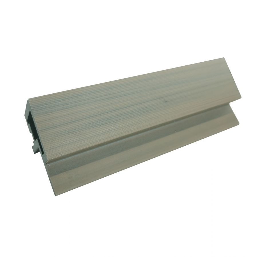 Composite Slatted Cladding External Corner - 56mm x 49.5mm x 3.6mtr Natural