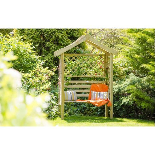 Parisienne Timber Arbour - 2120mm x 1540mm x 660mm