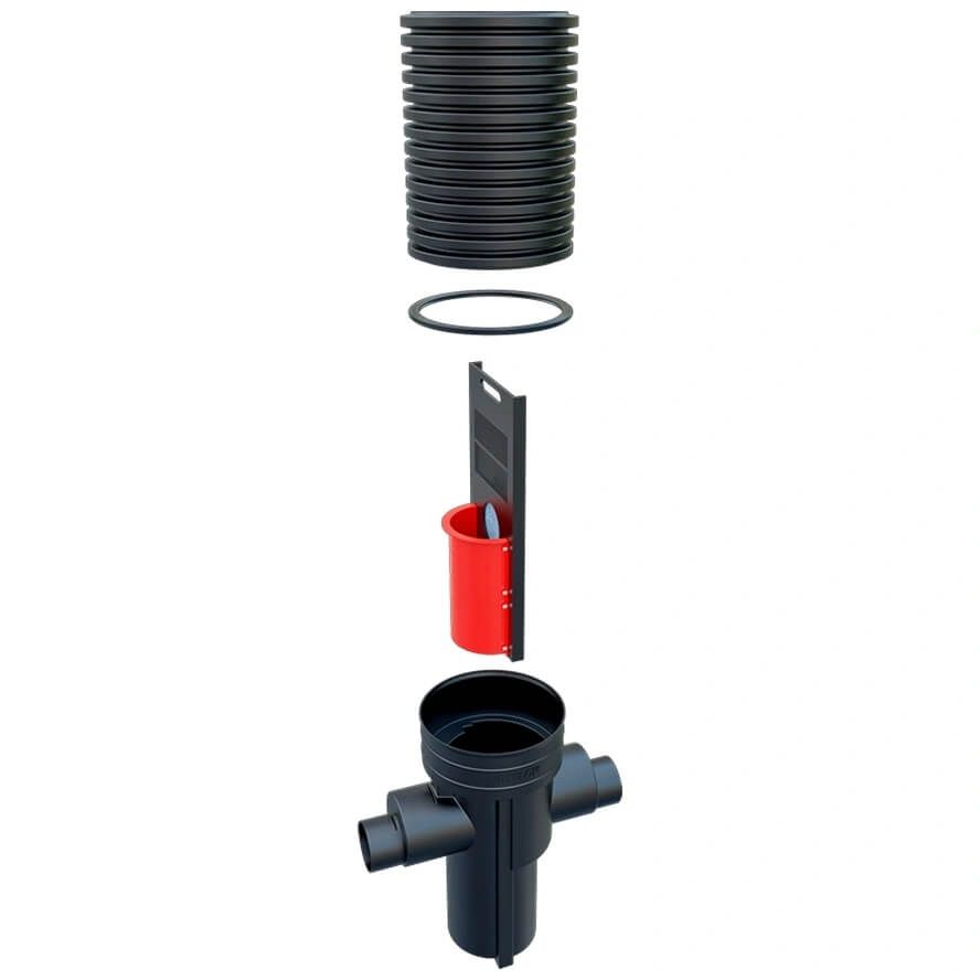 Silt SILTBLOK - 450mm Diameter x 1960mm Deep with 150 -225mm Outlets