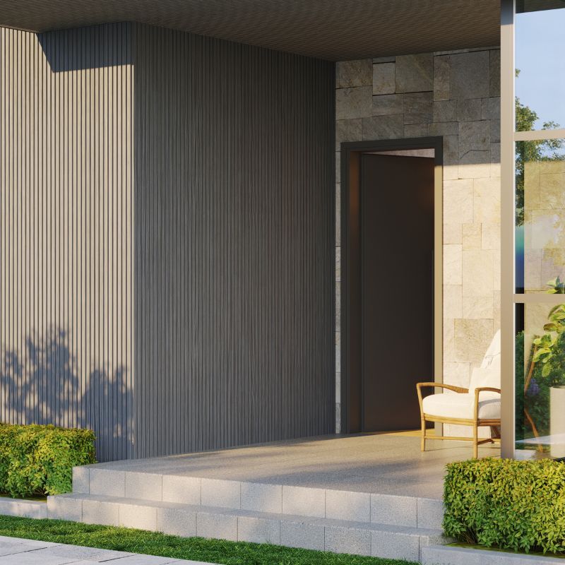 Standard Composite Slatted Cladding - 168mm x 3.6mtr Natural