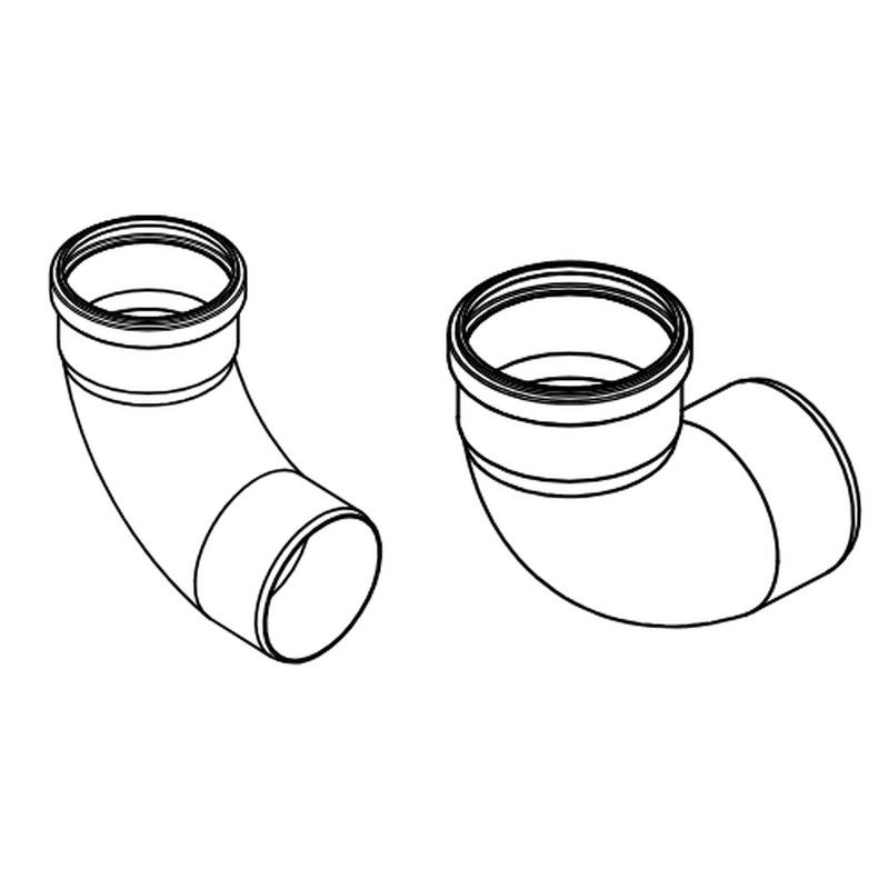 Drainage Bend Single Socket - 87.5 Degree x 110mm