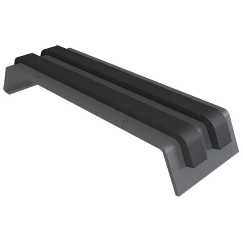 Aluminium Coping Union for 200-250mm Wall - 310mm Anthracite Grey (7016 Matt)