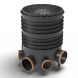 FloPlast Inspection Chamber Set with Polypropylene Cover - 450mm Diameter For 160mm Drainage