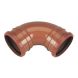 FloPlast Drainage Bend Double Socket - 87.5 Degree x 110mm